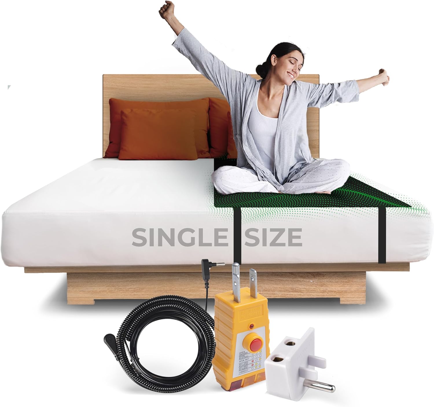 grounding mat for bed single size